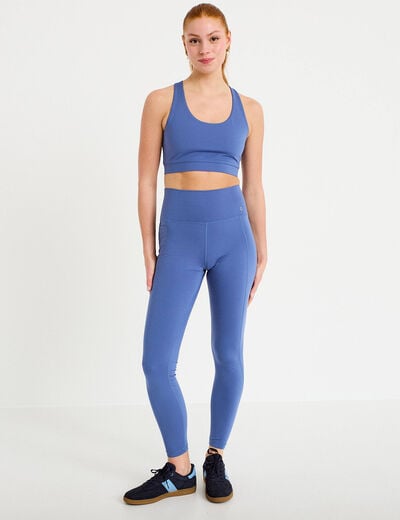 Brassi&egrave;re de sport activewear bleu fonc&eacute; femme