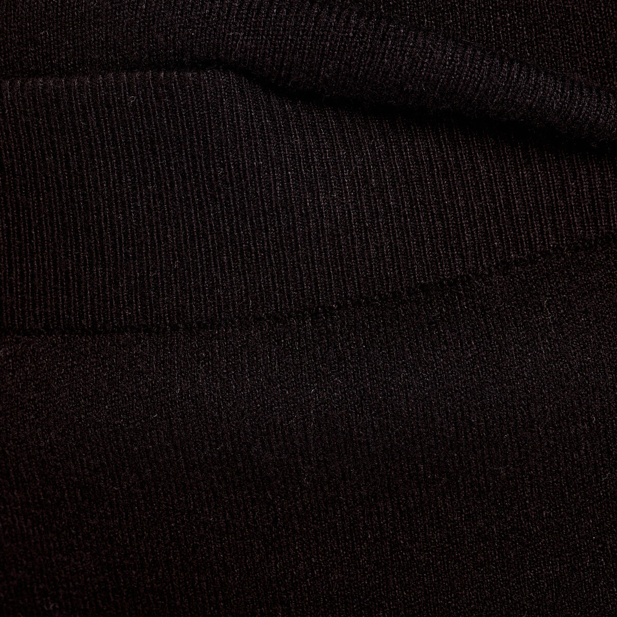 Jupe midi moulante noir femme