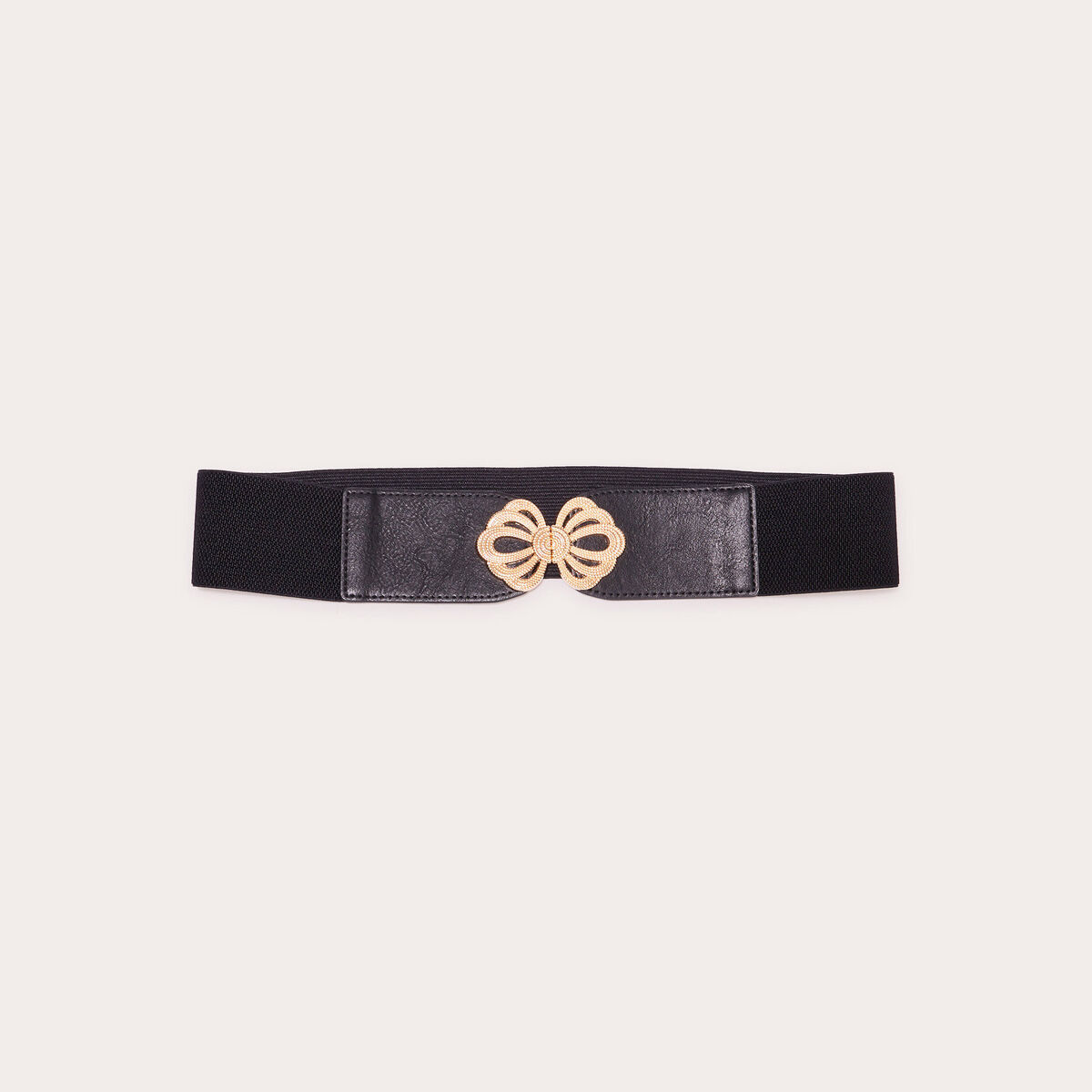 Ceinture élastiquée noir femme