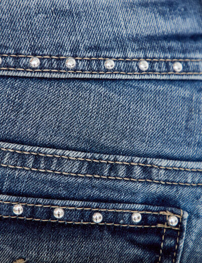 Jean bootcut taille basse denim triple stone femme