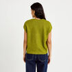 Gilet sans manches vert fonc&eacute; femme