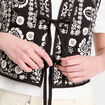 Gilet sans manches matelassé noir femme