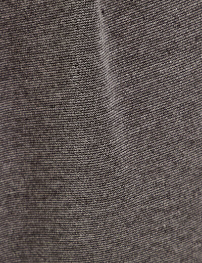 Pantalon city large fluide gris clair femme