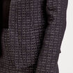 Veste blazer ajustée bleu marine femme
