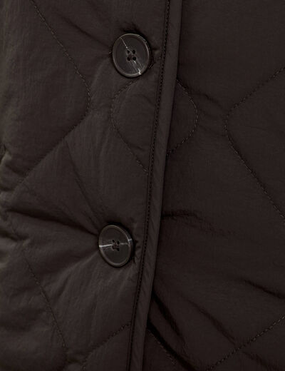 Veste matelass&eacute;e bleu marine femme