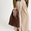 Sac tress&eacute; bordeaux femme