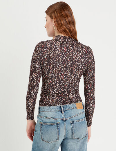 T-shirt manches longues noir femme