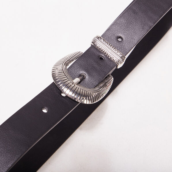 ceinture avec boucle western noir femme Ceinture avec boucle western noir femme