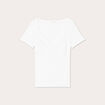 T-shirt manches courtes ecru femme