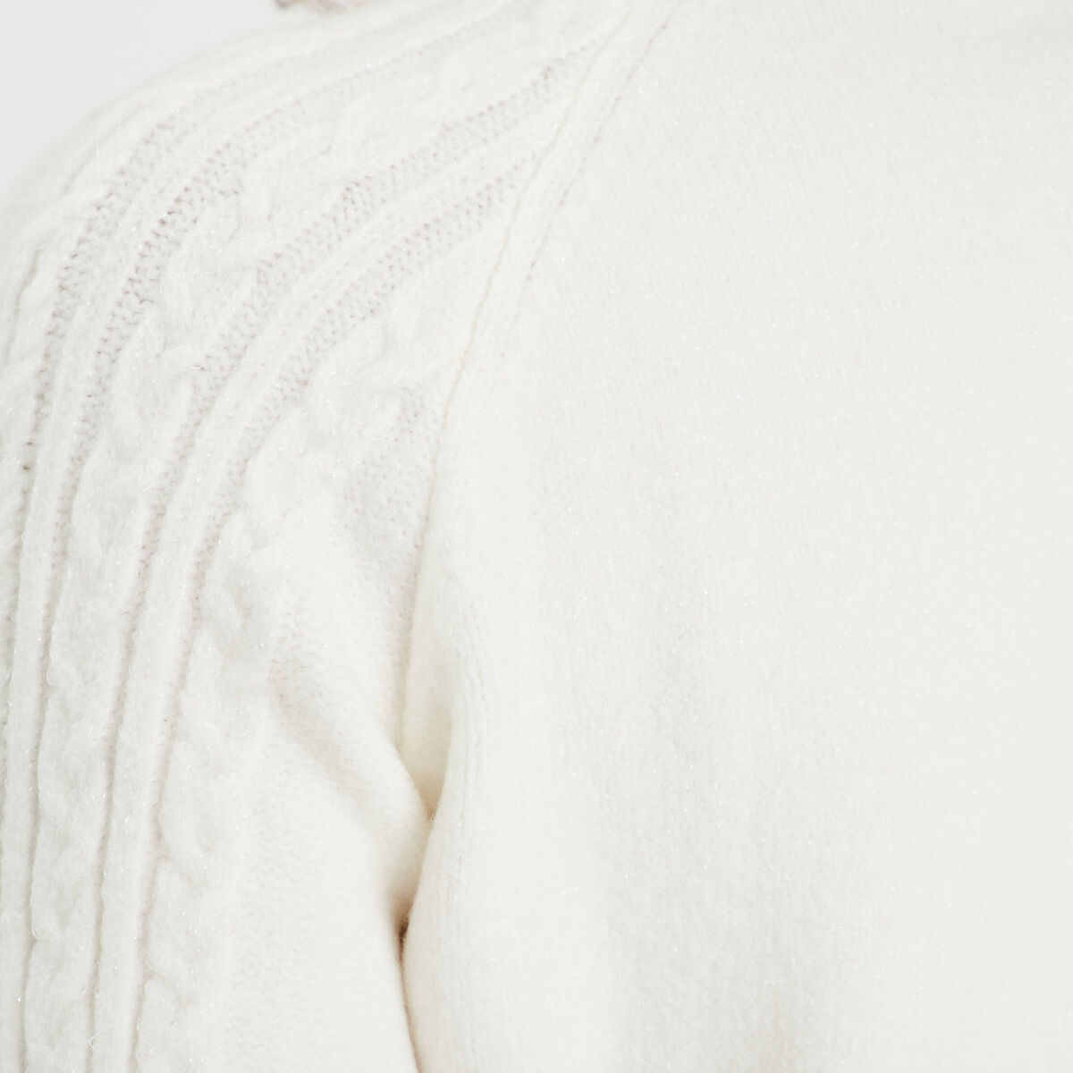 Robe pull droite camionneur ecru femme