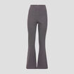 Pantalon bootcut stretch noir femme