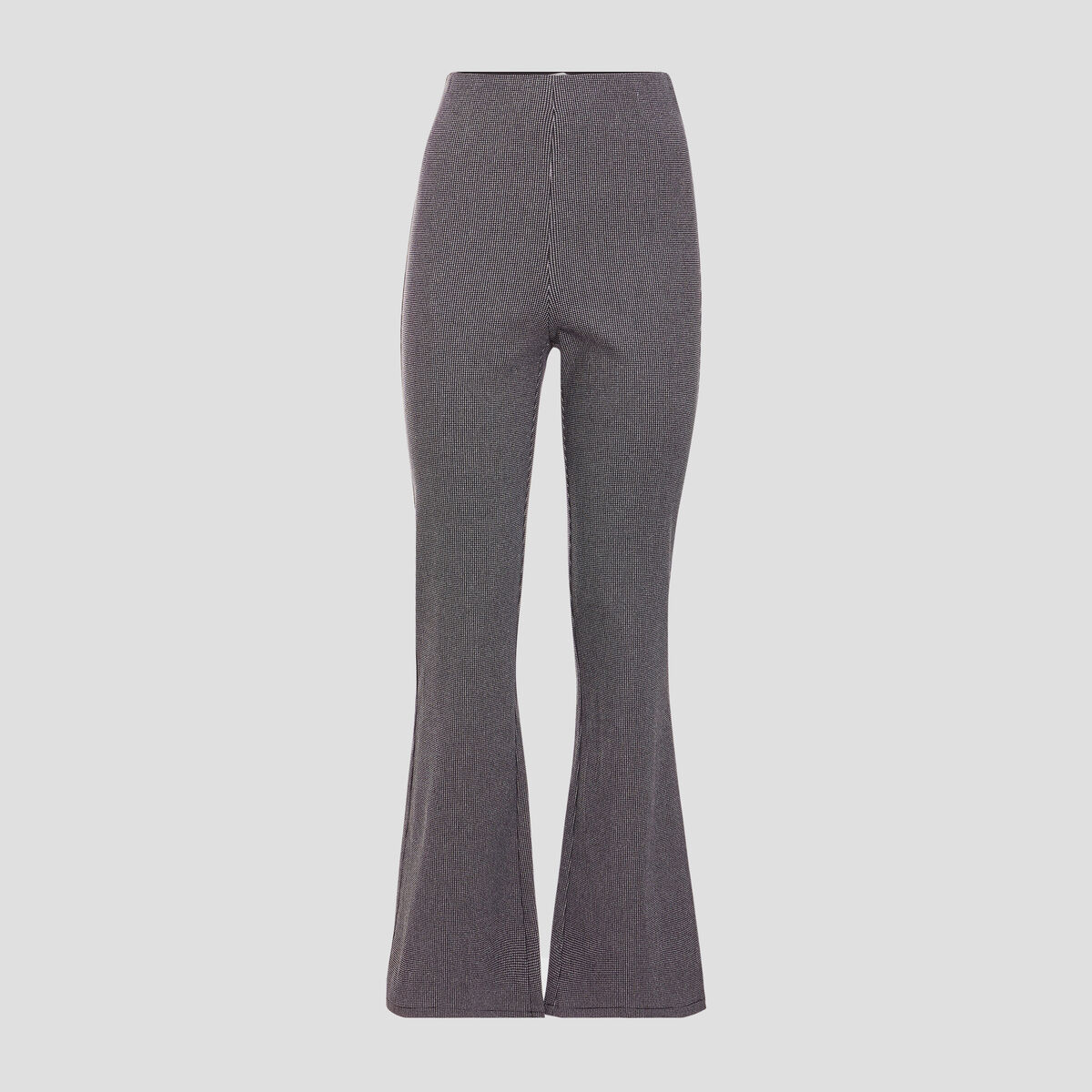 Pantalon bootcut stretch noir femme