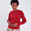 Sweat manches longues rouge femme