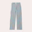 Pantalon large tailleur blanc femme