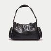 Sac port&eacute; &eacute;paule noir femme