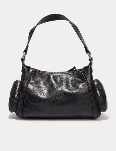Sac port&eacute; &eacute;paule noir femme