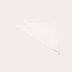 Foulard triangle broderie blanc femme