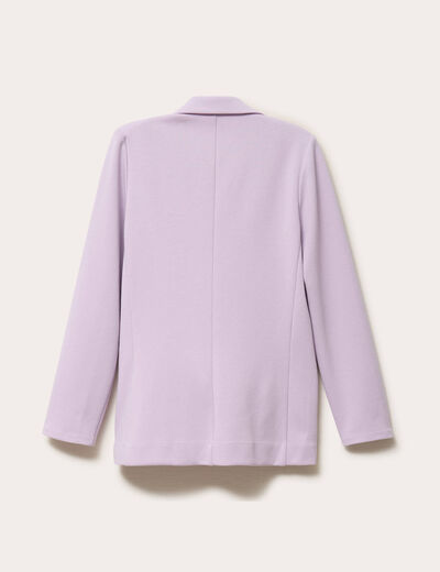 Veste blazer cintr&eacute;e parme femme