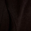 Manteau droit avec capuche noir femme