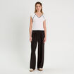 T-shirt manches courtes blanc femme