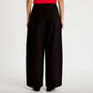 Pantalon barrel taille standard noir femme