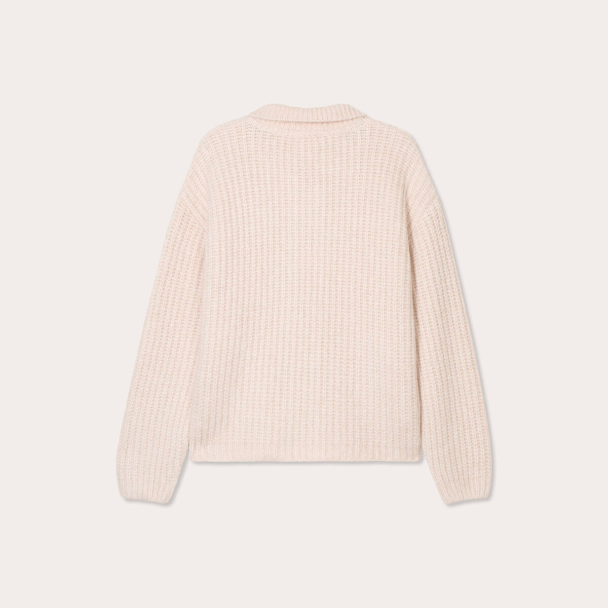 Gilet boutons brandebourg ivoire femme