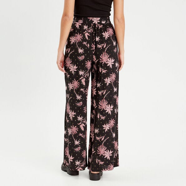 pantalon large fluide noir femme Pantalon large fluide noir femme
