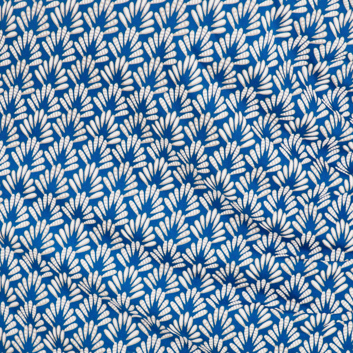 Jupe longue droite fronces bleu marine femme