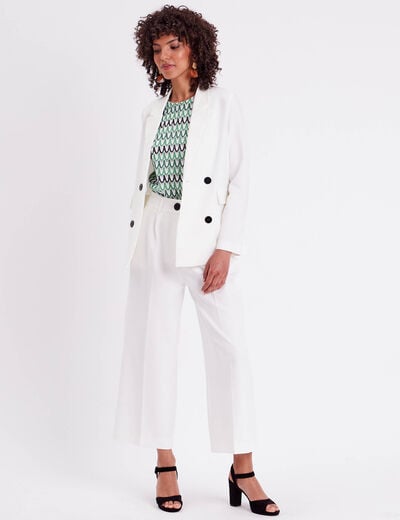 Débardeur doublure crochet vert femme