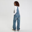 Salopette large en jean denim double stone femme