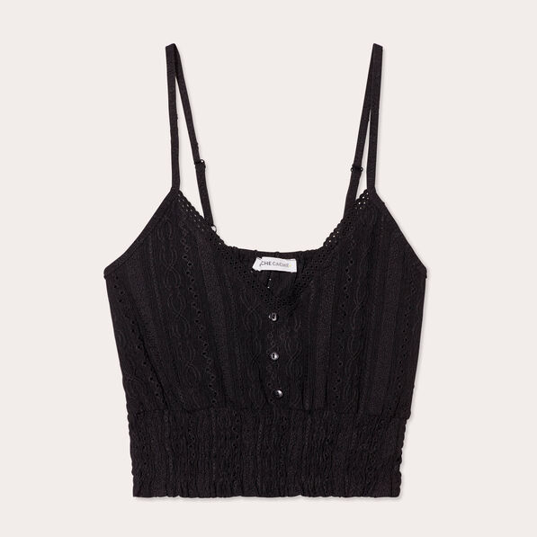 blouse broderie anglaise noir femme Blouse broderie anglaise noir femme