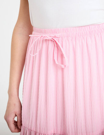Jupe De Golf Femme Melly M – Taille L – Rose Et Blanc – NEUVE Avec étiquettes