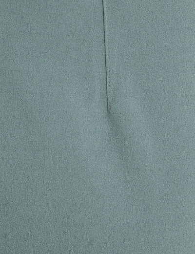 Pantalon large vert foncé femme