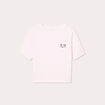 Pull manches courtes rose clair femme