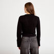 Gilet manches longues noir femme