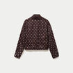 Veste oversize manches longues marron chocolat femme