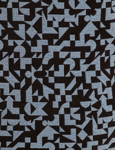 Jupe trapèze noir femme