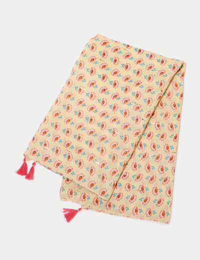Foulard jaune femme