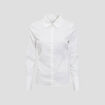 Chemise manches longues ecru femme