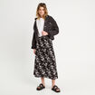 Jupe longue évasée noir femme