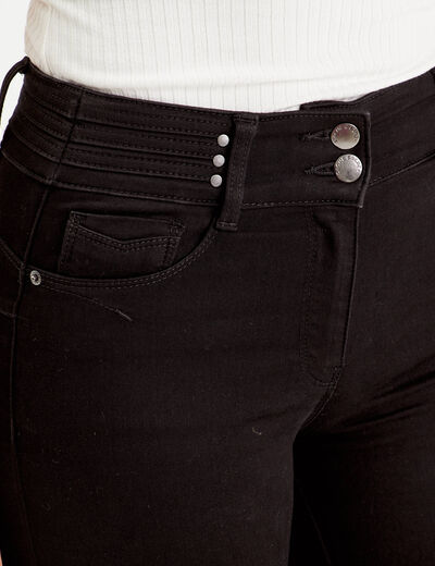 Jeans skinny push up denim noir femme