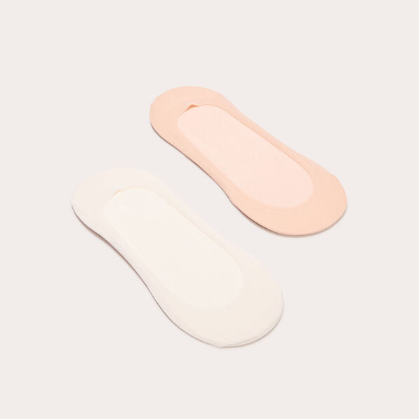 Lot 2 protèges-pieds sable femme