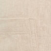 Veste boutonnée contenant du lin beige femme