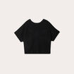 Pull dos devant détail noeud noir femme