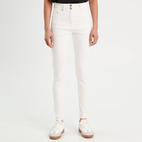 jeans skinny 5 poches ecru femme Jeans skinny 5 poches ecru femme
