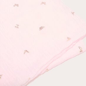 foulard rose clair femme Foulard rose clair femme