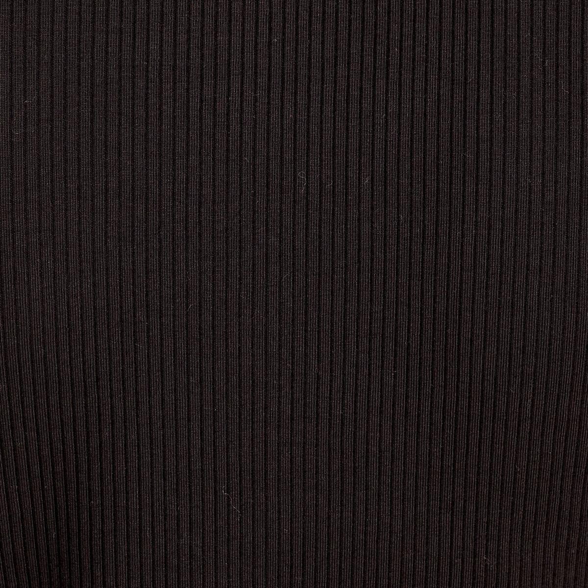 T-shirt manches longues côtelé noir femme
