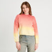 Pull manches longues rouge femme