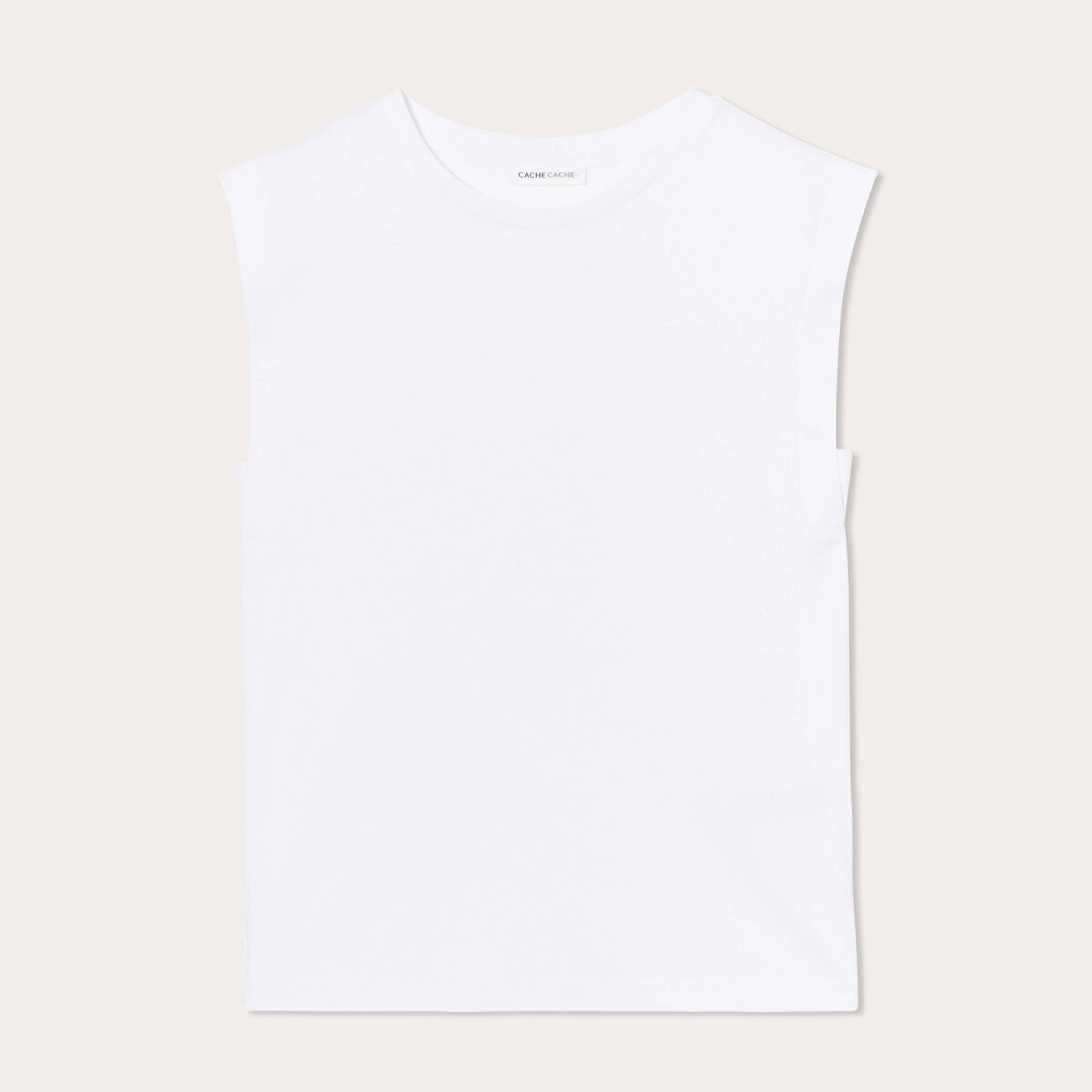 T-shirt manches courtes blanc femme
