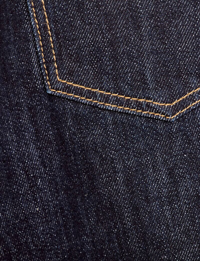 Jupe trapèze en jean denim brut femme